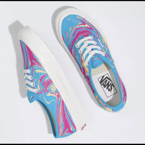 Vans Anaheim OG Marble Authentic 44 DX Shoes Skate Sneakers Wmns Us 7 Tie dye - Picture 2 of 12